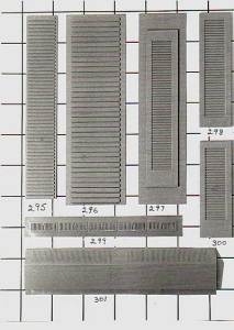 Louvres/Grills Thermoplastics